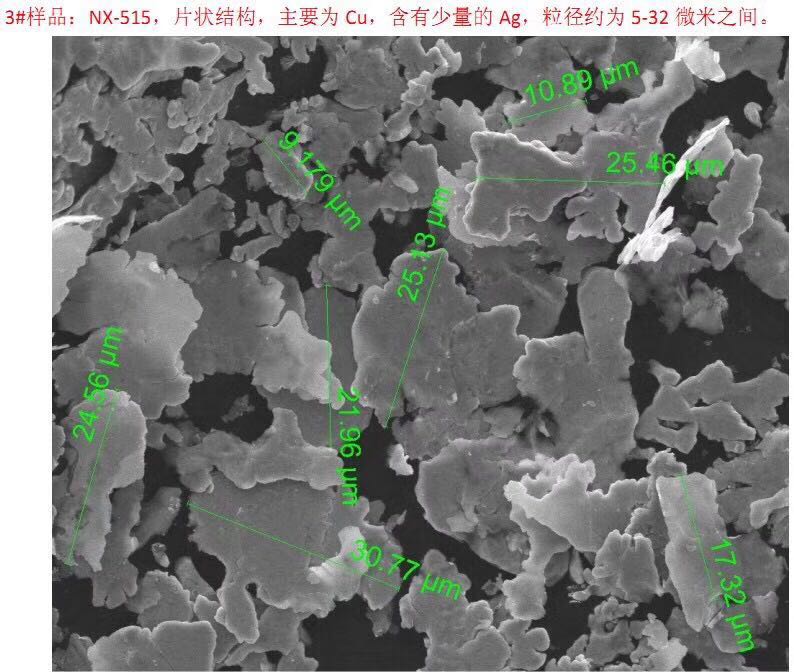 银铜粉SEM